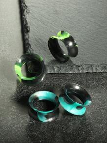 2-4 件装硅胶耳塞柔性耳道塞拉伸器扩张器双喇叭肉耳穿刺饰品男女皆宜