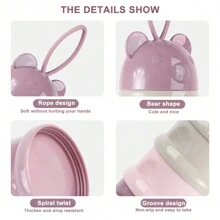 1 pieza Caja portátil para almacenamiento de leche en polvo/alimentos para bebés de 3/4 capas, con compartimientos separados adecuados para leche en polvo y alimentos complementarios - multicolor - Ver 4