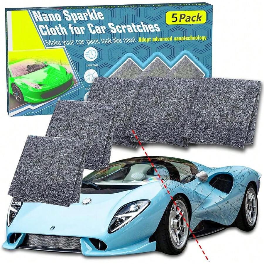 Nano Sparkle Cloth For Car Remover, 2024 Upgrade Nano Sparkle Cloth For