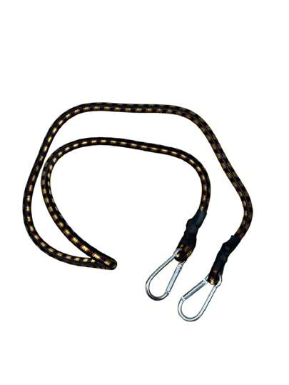 Corda Elástica Para Moto Bike Carro Caminhão Viagens Com Mosquetão Fixa Cargas - 10mm x 1,2m