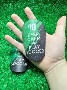 1 对 10*6 厘米酷炫迷你足球护腿板，点燃你的足球梦 - 薄荷綠 - 查看 4