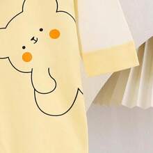 3pares Mono para bebé, lindo estampado de oso con letras de dibujos animados, pantalón unisex de manga larga para bebé, para salir, mono de algodón suave para niños sin huesos