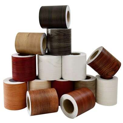 1 件自粘 PVC 防水木腰线壁纸客厅踢脚线乙烯基贴花踢脚线墙边框角贴，翻新贴纸剥离墙板，墙纸，壁纸，春季装饰物品刷新你的家，节日装饰贴纸礼物生日毕业