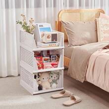 Extra Large Wardrobe Storage Boxes, Stackable Wardrobe Storage Organizer, Set Of 3 Plastic Wardrobe Rack Closet Organizer Boxes, Clothes Organizer Rack Basket For Home Wardrobe Bedroom Laundry Room - White - View 7