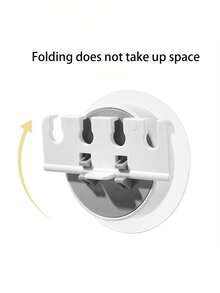 Suction Cup Toothbrush Holder, Toothpaste And Toothbrush Cup Organizer Rack, Wall Mounted Bathroom Storage Shelf For Electric Toothbrush - White - View 4