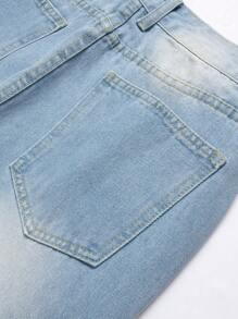 Men's Fashionable All-Season Casual Outdoor Activity Streetwear Comfortable Distressed Jeans