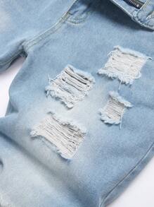 Men's Fashionable All-Season Casual Outdoor Activity Streetwear Comfortable Distressed Jeans