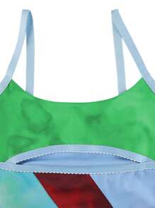 Women Short Dresses - Green - View 5