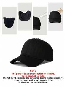 1pc Solid Color Baseball Cap,Adjustable,Sun Protection,Casual Outdoor,Suitable For Spring,Autumn,Travel,Beach Vacation, Unisex Young People Hat, Y2K Style