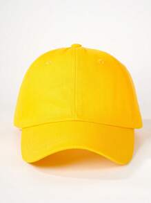 1pc Solid Color Baseball Cap,Adjustable,Sun Protection,Casual Outdoor,Suitable For Spring,Autumn,Travel,Beach Vacation, Unisex Young People Hat, Y2K Style