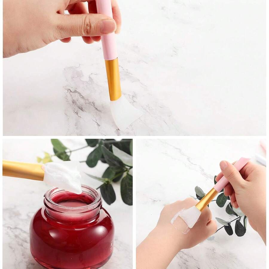 Facial Brush Scrub Silicone Manual Double Sided Cleansing Brush And