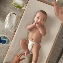 2 件装中性婴儿尿布垫套柔软尿布台垫套换尿布垫床单适合女孩和男孩情人节爱