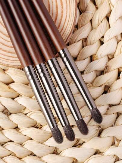 1 bucată pensule pentru fard de pleoape din lână de capră Perie conică Perie mică de machiaj Perie de machiaj pentru ochi XQ19