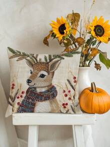 4 件装超柔软枕套现代枕套单面印花 17.7 英寸 * 17.7 英寸适用于客厅沙发和卧室家居装饰不含枕芯 - 多色 - 查看 6