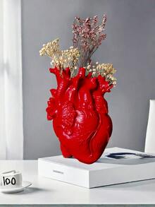 1 lọ hoa hình trái tim trang trí chậu hoa bằng nhựa hiện đại độc đáo theo phong cách nghệ thuật Bắc Âu bình trang trí cho nhà quà tặng đám cưới để bàn trang trí phòng khách - Nhiều màu - Xem 11