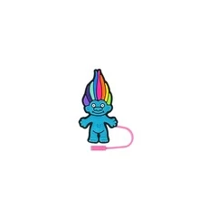 6 件彩色仙女吸管盖适合玻璃杯、吸管盖配件、可重复使用的吸管头保护盖，适用于 10 毫米/0.4 英寸直径吸管 - 彩色 - 查看 7