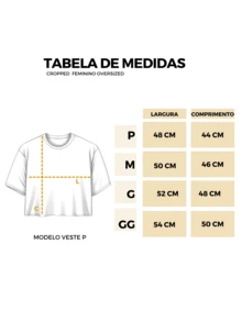 Cropped Feminino Oversized Limoncello - D08 - Rỉ Nâu - Xem 5