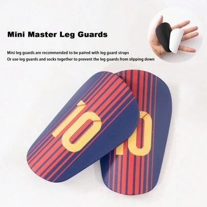 WRELS 1 par de espinilleras gruesas y duraderas con forma de estrella miniatura para adultos