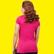 Blusa Tapa Bumbum feminina Camiseta Para Treino Vest Leg Academia UV Camisa dry fit tampa drifit dri - Azul - Visão 2