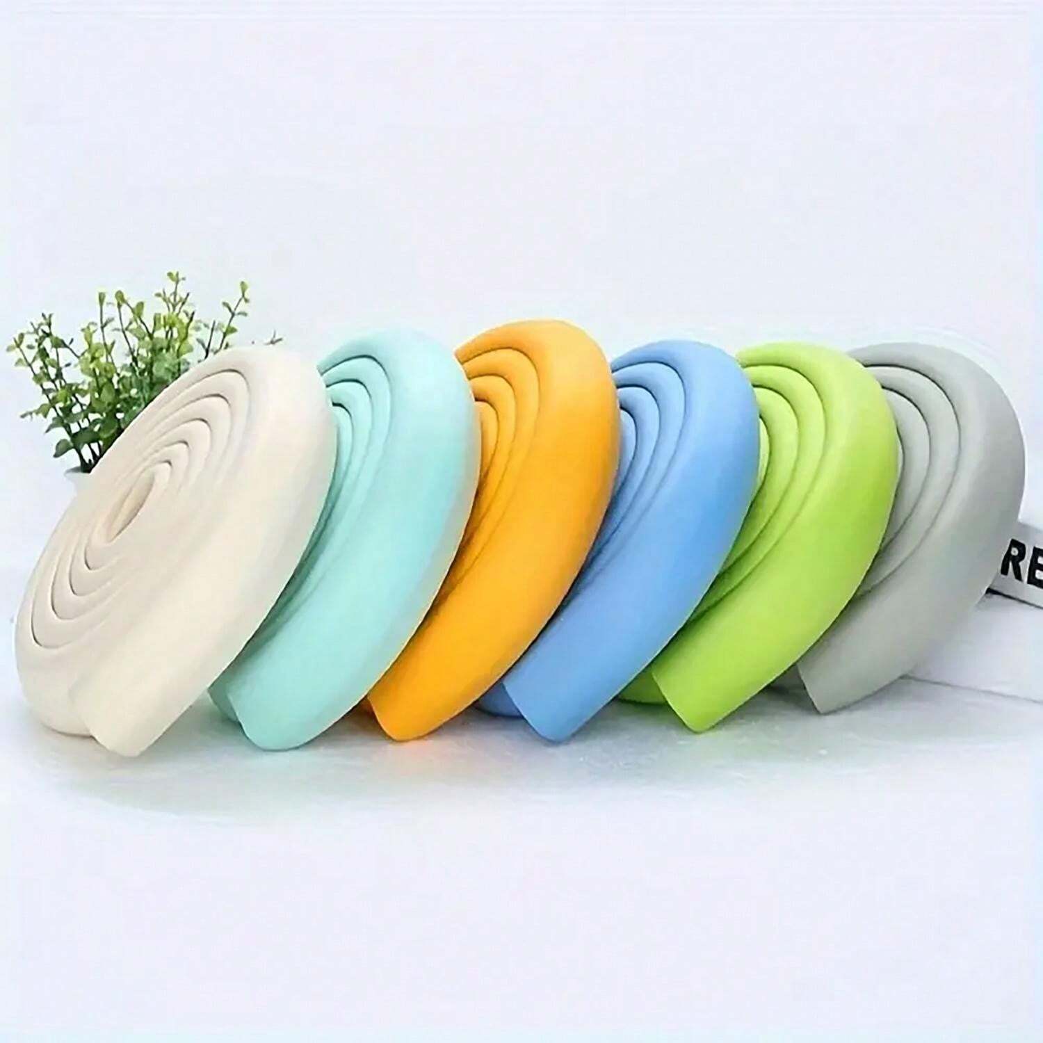 1pc 78.74 Inch LShaped Collision Guards, Desk Corner Bumper, Wall