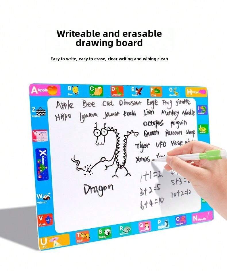 5In1 Wooden Drawing Board Jigsaw Puzzles Children's Enlightenment