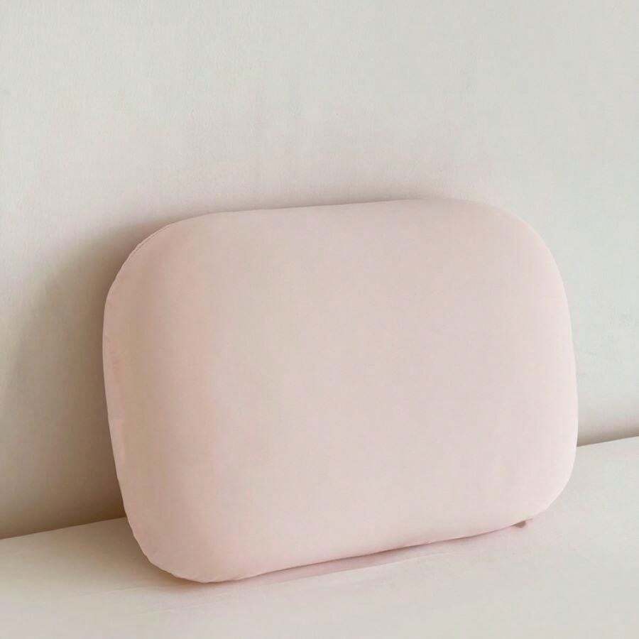 1pc AllSeason Cooling Mini Travel Pillow, Memory Foam Neck Support