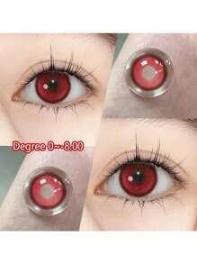 [CDMX Fashion Choice] ¡Lentes de contacto ligeros mixtos de estilo europeo y americano! Lentes con un 38% de alto contenido en agua - anti-UV anti-sequedad (Caribbean Blue/Gold/Caramel Macchiato)  ¡Packs de acaparamiento mensuales, trimestrales y anuales! - Aleatorio -2par - Ver 2