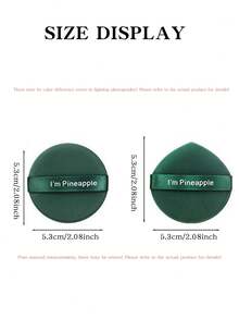 Dụng cụ làm đẹp Bông phấn siêu mềm Air Cushion Puff Beauty Egg hai mặt hình quả trứng sữa dứa không dễ ăn Bông phấn ướt và khô Dụng cụ trang điểm Bông phấn biến thành quả trứng làm đẹp lớn, Bông phấn mềm mại, đàn hồi, tạo vẻ đẹp tinh tế 2PCS/3PCS, Chất liệu Polyurethane ưa nước Thứ Hai mạng, Giáng sinh, Ngày lễ Trang điểm hàng ngày - Nhiều màu - Xem 3