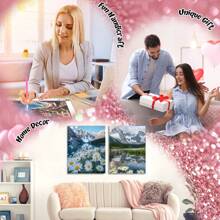 1pc Tranh kim cương tròn toàn bộ Phụ nữ Nghệ thuật Tranh đính đá Khảm DIY 5d Thêu chữ thập Trang trí nhà 30x40cm/12x16inch Không có khung - Nhiều màu - Xem 6