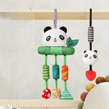 1 件婴儿动物风铃吊坠，可爱大象狮子摇铃拼图声音玩具，圣诞礼物婴儿推车悬挂玩具套装 - 柔软面料，风铃；婴儿摇铃玩具 0-3 岁幼儿玩具婴儿玩具新生儿用悬挂玩具发出声音