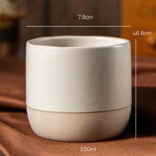 Coarse Pottery Espresso Cup, Retro Ceramic Kung Fu Tea Cup, Owner's Tea Cup, Office And Home Water Cup - Multicolor - View 6