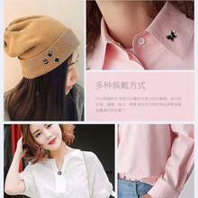 50 cái/gói Ghim cài áo bằng nhựa ABS chống nhìn trộm họa tiết hoạt hình dễ thương, mùa xuân/hè - nhiều màu - Xem 3