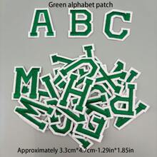 10 pièces/Set de patchs en tissu numériques simples de 0 à 9, 26 pièces/Set de patchs de lettres de l'alphabet et de chiffres, autocollants de broderie DIY pour vêtements, chapeaux, sacs à dos, vestes, pantalons