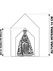 Oratory   Provençal Decoration Small Raw MDF - 摩卡棕 - 查看 3