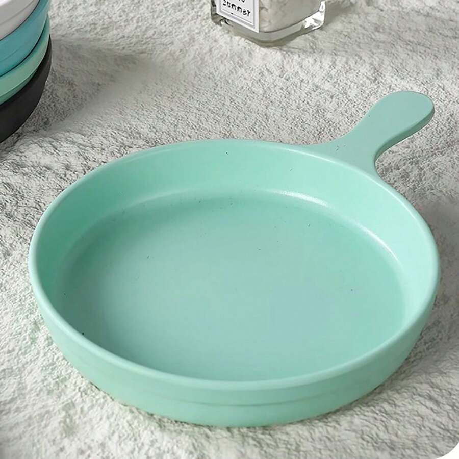 Melamine Nordic Dinnerware Pasta Flat Bottom Wok Dish Viral Plastic