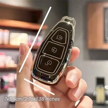 汽车钥匙扣钥匙扣套适用于福克斯 3 4 ST 蒙迪欧 MK3 MK4 嘉年华 Fusion Kuga 2013 2014 2015 2017 2018 - 彩色 - 查看 6