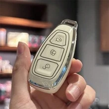 汽车钥匙扣钥匙扣套适用于福克斯 3 4 ST 蒙迪欧 MK3 MK4 嘉年华 Fusion Kuga 2013 2014 2015 2017 2018 - 彩色 - 查看 7