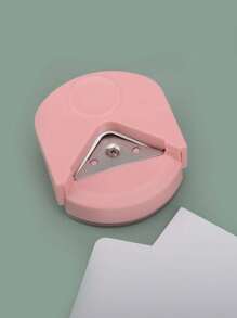 1pc Paper Photo Angle Trimmer & Corner Rounder Back To School,Back To School,School Supplies - Pink - View 10