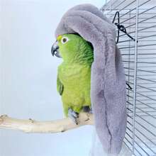 1 件鹦鹉秋冬季保暖窝，加厚天鹅绒隔热宠物鸟冬季窝