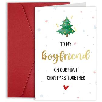 1 张，送给他的浪漫第一张圣诞贺卡，送给男朋友的甜蜜第一张圣诞贺卡，送给女朋友的情侣第一张圣诞贺卡，送给男朋友的有趣第一张圣诞贺卡