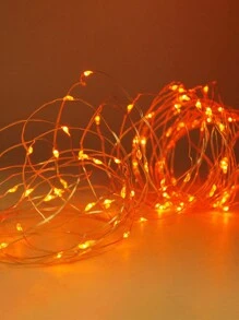 Dây đèn dây đồng 118 inch trang trí ban công ngoài trời, dây đèn LED Halloween, đèn cổ tích quà tặng Lễ Tạ ơn, dây đèn dây đồng trong nhà và ngoài trời cho Lễ hội thu hoạch có điều khiển từ xa, 8 chế độ nhấp nháy, dùng cho phòng ngủ, Giáng sinh, tiệc sinh nhật, đám cưới, trung tâm, Halloween, bó hoa, trang trí sân mùa thu dây đèn nhiều màu, nến không ngọn lửa Halloween, chạy bằng pin (không bao gồm) đèn trang trí Halloween trang trí nhà trang trí tiệc trang trí Halloween trang trí phòng trang trí vườn Halloween làm quà tặng cổ tích - trái cam - Xem 3