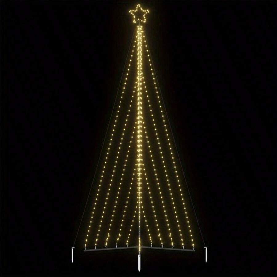 Weihnachtsbaum-Beleuchtung 570 LEDs Warmweiß 399 cm - Gelb - Übersicht 1