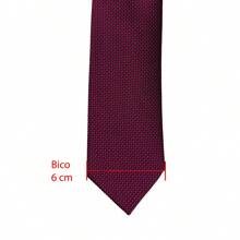 Edi Saraiva Tie In Premium Luxury Polyester CraftedPolyester - 酒紅色 - 查看 5