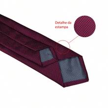 Edi Saraiva Tie In Premium Luxury Polyester CraftedPolyester - 酒紅色 - 查看 4