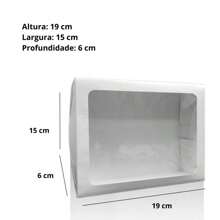20 Sweet Gift Boxes With Display 19x15x6 Cm - Kit 20 Units. - 白色 - 查看 3