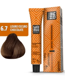Yamá Professional Tint No. 6.7 Dark Chocolate Blonde - trắng - Xem 1