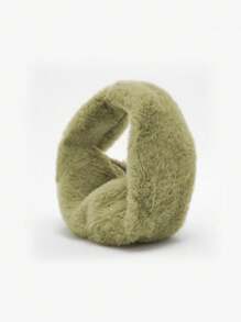 Túi xách vải nhung nữ mới thu đông 2024, túi tote vải nhung màu vàng nhạt và xanh lá cây - màu xanh lá - Xem 2