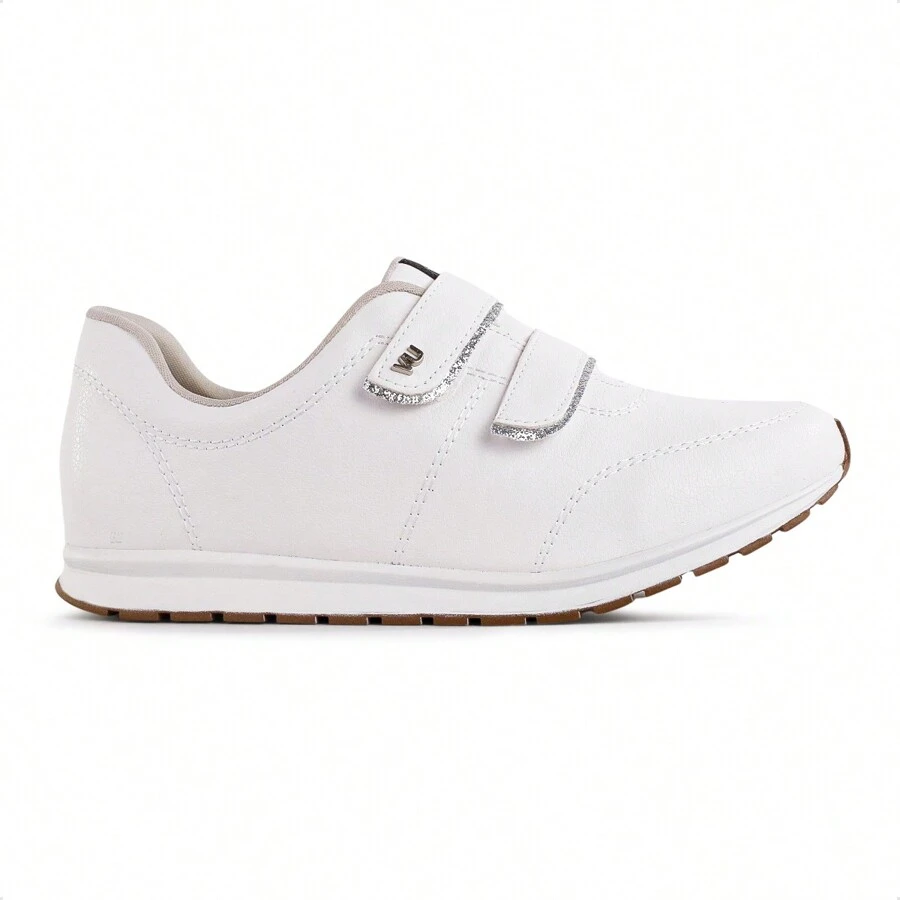 B2 Online Via  Women's  Sneakers 100% ORIGINAL With INVOICE And WARRANTY - BRANCO / PRATA - 查看 1