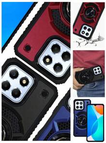 HEAVY DUTY CASE WITH CLIP OR RING FOR HONOR X6 HONOR X6S HONOR X8 5G - 藍色 - 查看 5