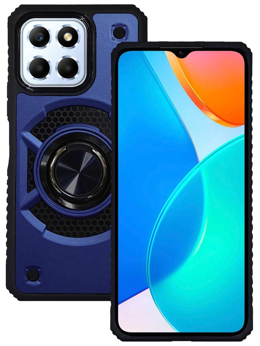 HEAVY DUTY CASE WITH CLIP OR RING FOR HONOR X6 HONOR X6S HONOR X8 5G - 藍色 - 查看 1